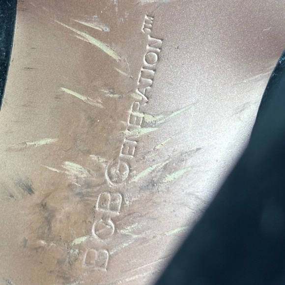 BCBGeneration Women’s Black Gem Studded High Heels Size 7B | Item 3259 - Picture 9 of 12